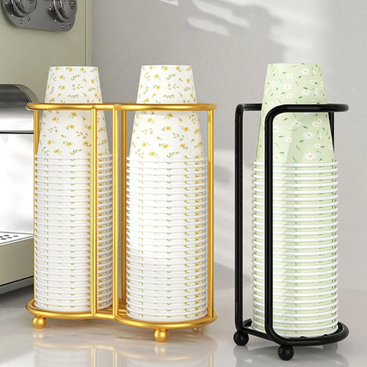 Kitchen Paper Cup Holder Picker Multifunctional Desktop Cup Storage Rack Household Coffee Cup Holder For Home Disposables Cups