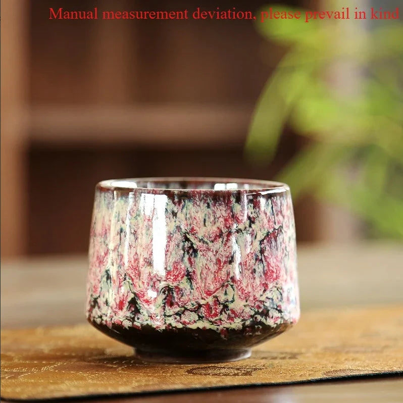 Ceramic Cup Vintage Coarse Pottery Coffee Cup Household drinking single cup cooking tea cups around the stove