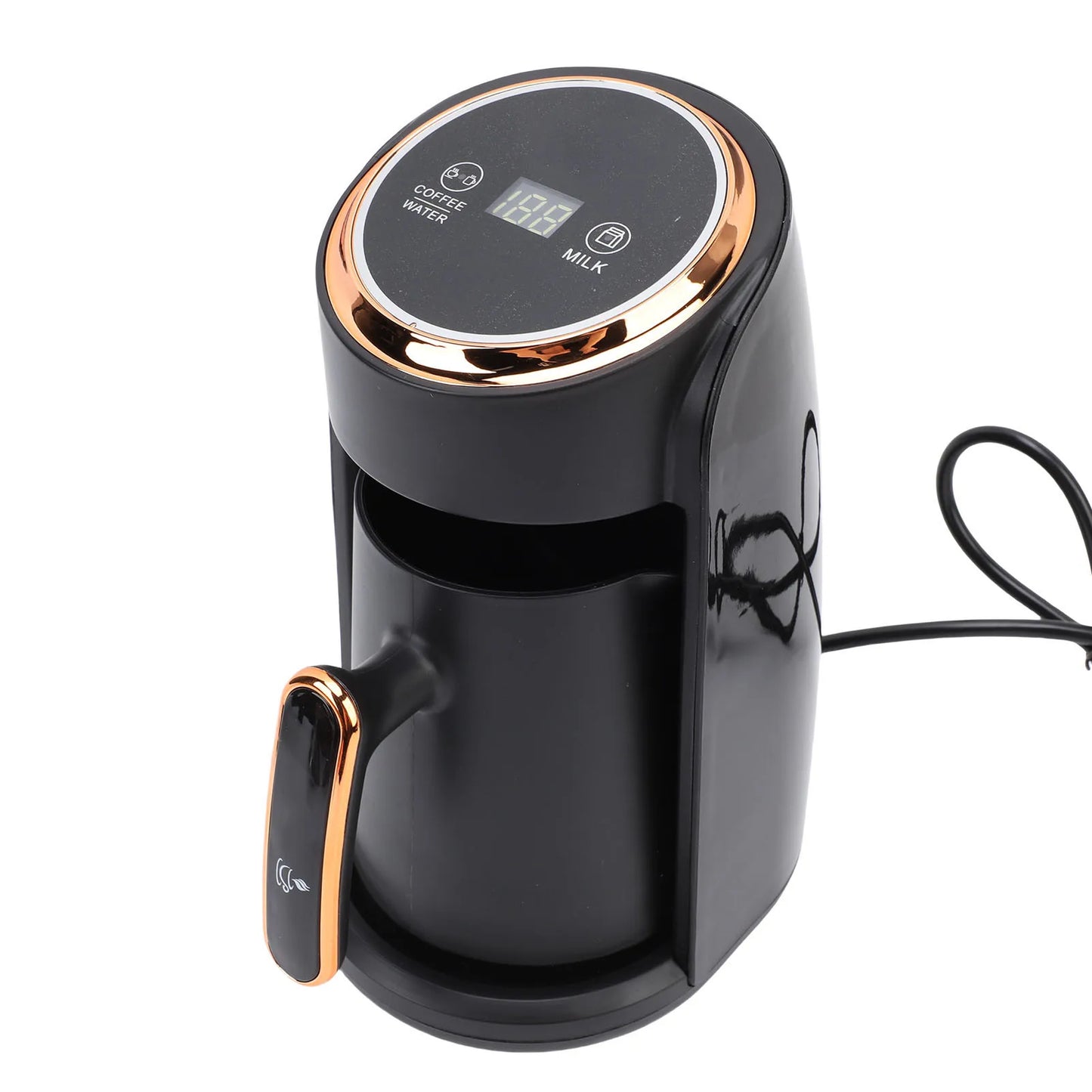 Turkish Coffee Machine 600W Anti Overflow 300ML Visible Turkish Coffee Maker 4 Cup for Home  Turkish Coffee Machine