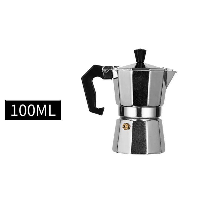 Coffee Maker ,Moka Pot, Aluminum Espresso Maker, Stovetop Coffee Maker With  Handle , Italian Coffee Pots