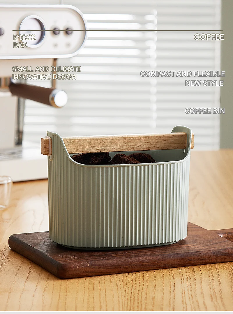 Coffee Grind Knock Box Bar Coffee Utensils Espresso Dump Bin for Barista Restaurant Coffee Shop Bar Practical Tools