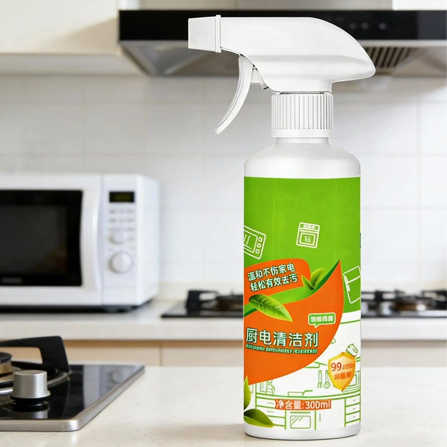 300ml Kitchen Cleaner Natural Enzyme Formulas to Household Appliances Powerful Kitchen Appliance Cleaner Easy Cleaning Household