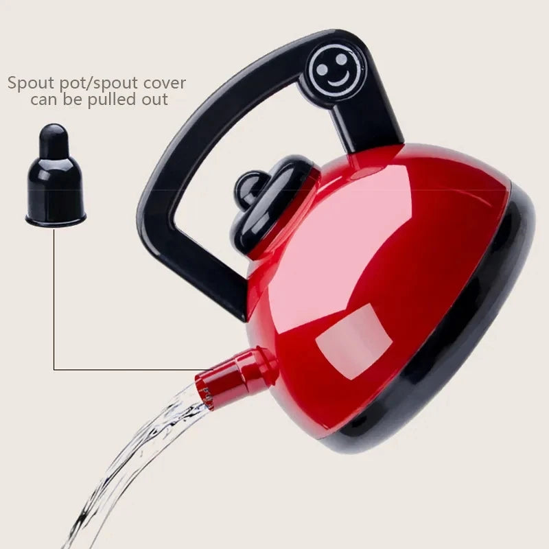 Children Kitchen Toys Simulation Kitchen Toys Set Cookware Fruits Cutting Kitchen Accessories Cooking Toys for Kids Girls Gifts