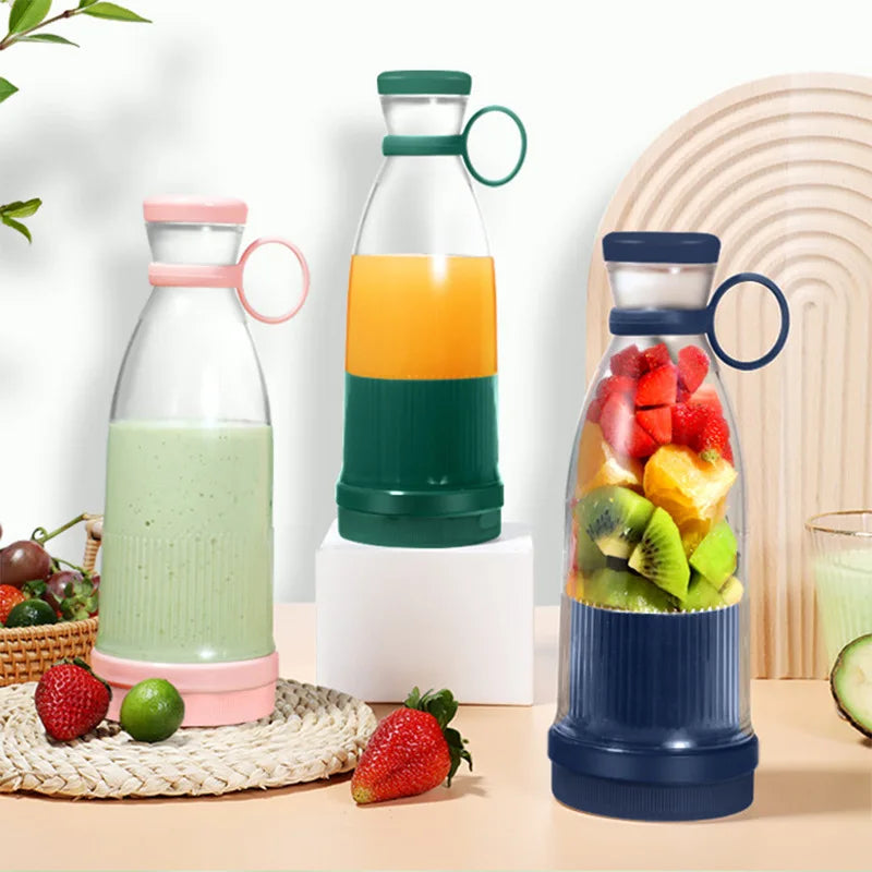 Electric Juicer Rechargeable Fresh Fruit Juicer USB Portable Juice Cup Handheld Smoothie Machine Mini Juice Blender Kitchen