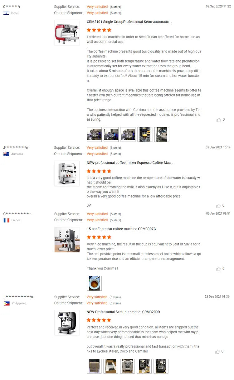 Coffee Machine CRM3211A Italian Double Head Three in One Commercial Household Professional Semi-Automatic Coffee Maker