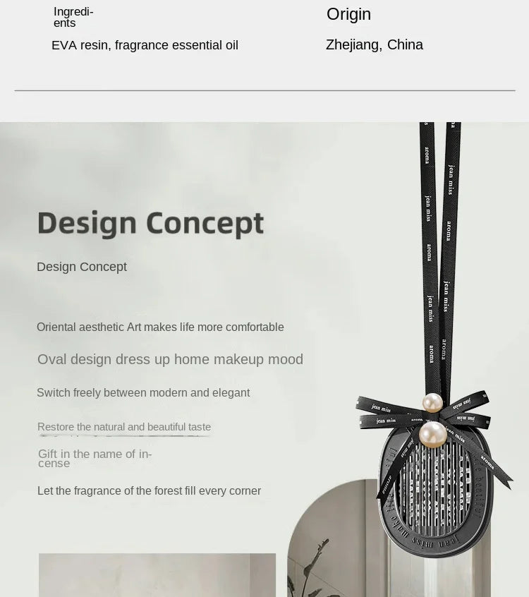 Home Aromatherapy Long Lasting Fragrance Perfume Interior High End Decoration Home Bedroom Wardrobe Fragrance Pendant Perfume