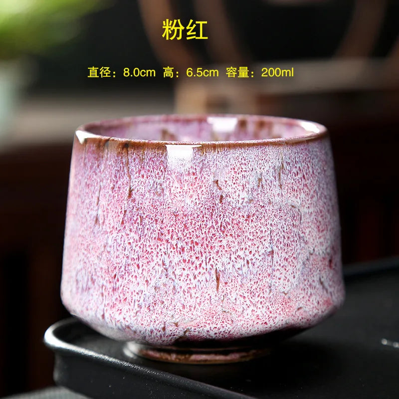 Ceramic Cup Vintage Coarse Pottery Coffee Cup Household drinking single cup cooking tea cups around the stove