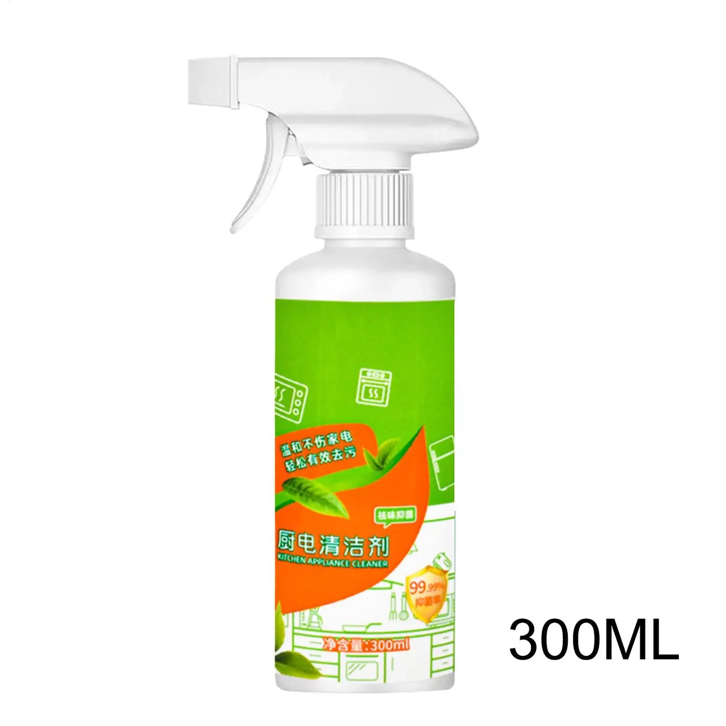 300ml Kitchen Cleaner Natural Enzyme Formulas to Household Appliances Powerful Kitchen Appliance Cleaner Easy Cleaning Household