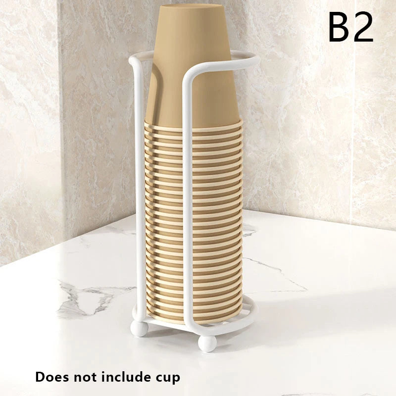 Kitchen Paper Cup Holder Picker Multifunctional Desktop Cup Storage Rack Household Coffee Cup Holder For Home Disposables Cups