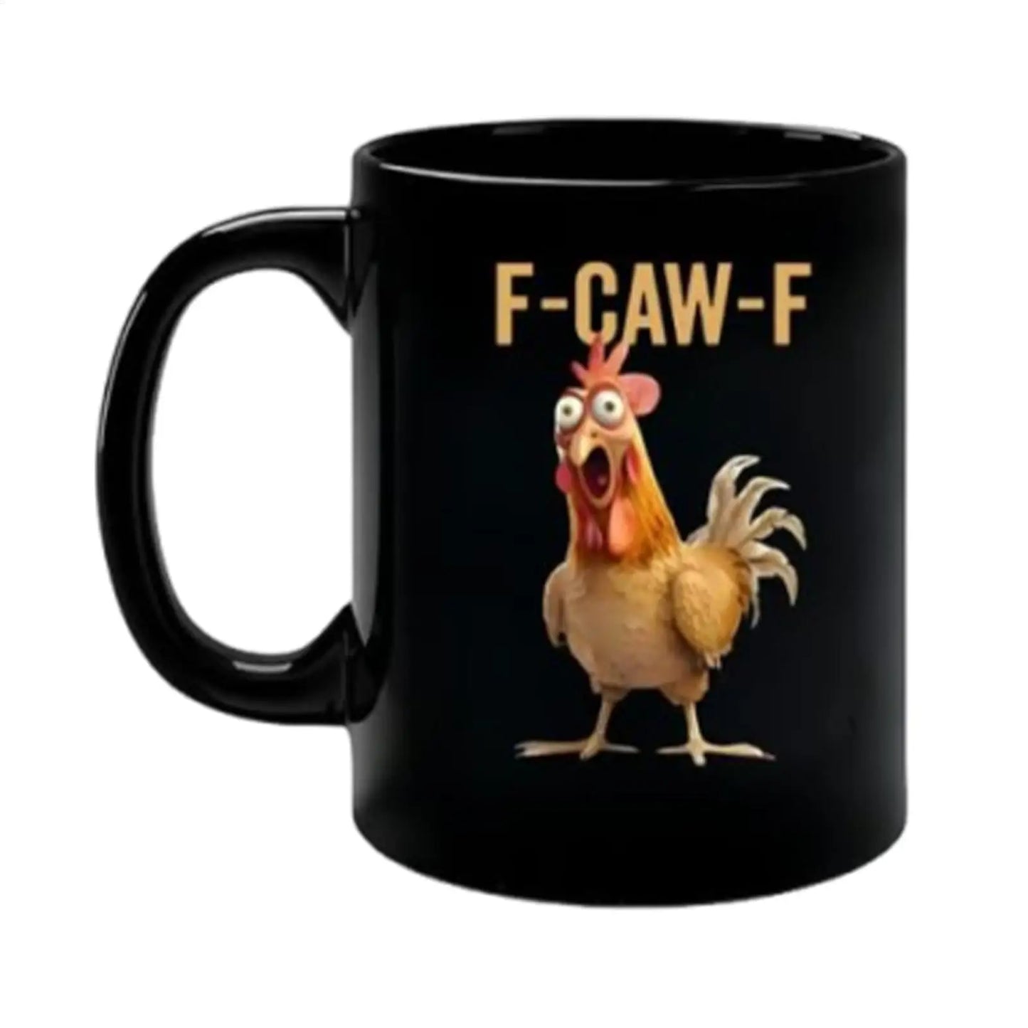 coffee mug F-Caw-F Funny Chicken Coffee Cup Ceramic Breakfast Cup Novelty Rooster Coffee Mug Milk Cup Afternoon Tea Teacup