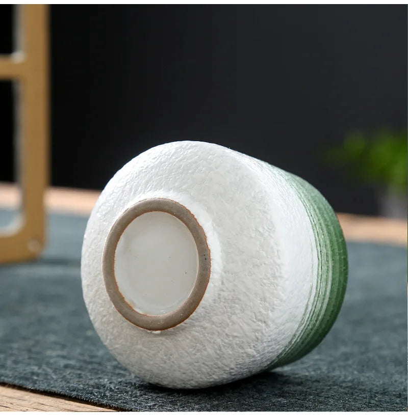 Ceramic Cup Vintage Coarse Pottery Coffee Cup Household drinking single cup cooking tea cups around the stove