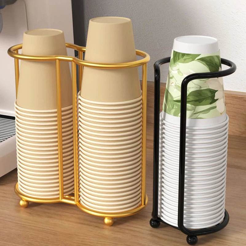 Kitchen Paper Cup Holder Picker Multifunctional Desktop Cup Storage Rack Household Coffee Cup Holder For Home Disposables Cups