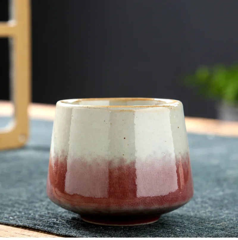 Ceramic Cup Vintage Coarse Pottery Coffee Cup Household drinking single cup cooking tea cups around the stove