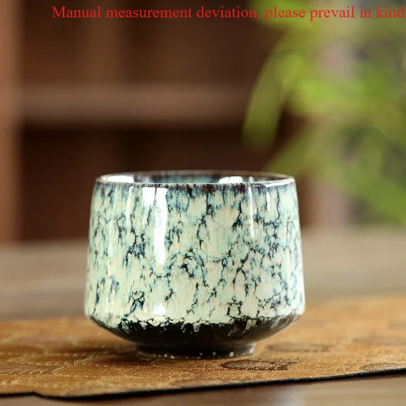 Ceramic Cup Vintage Coarse Pottery Coffee Cup Household drinking single cup cooking tea cups around the stove