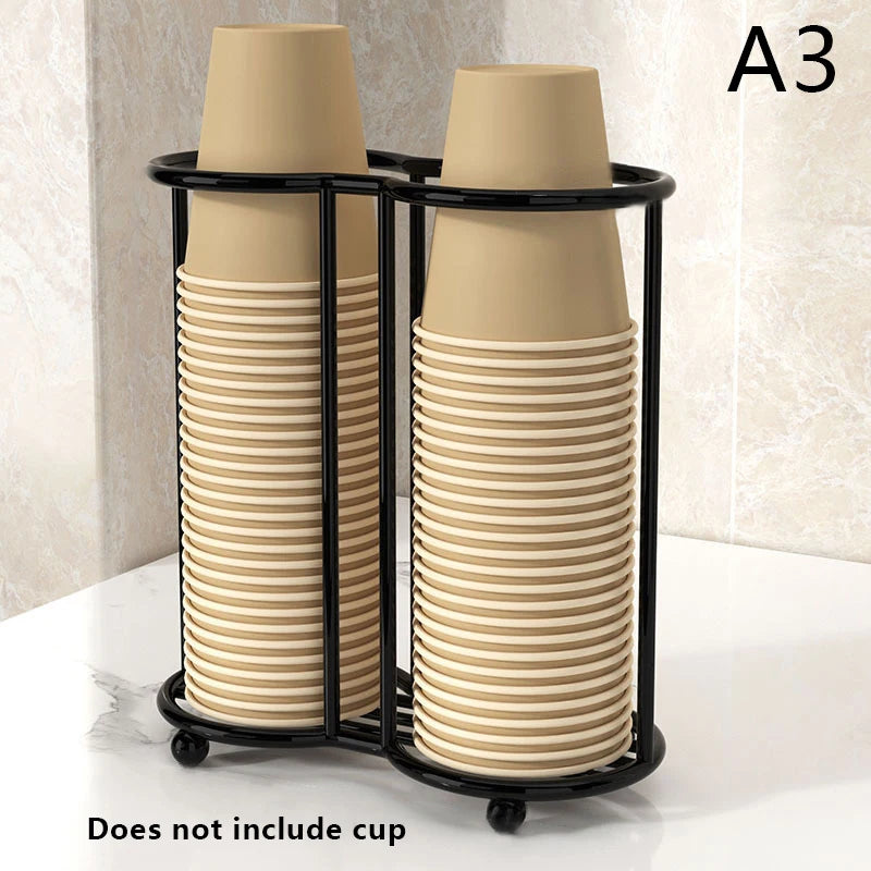 Kitchen Paper Cup Holder Picker Multifunctional Desktop Cup Storage Rack Household Coffee Cup Holder For Home Disposables Cups