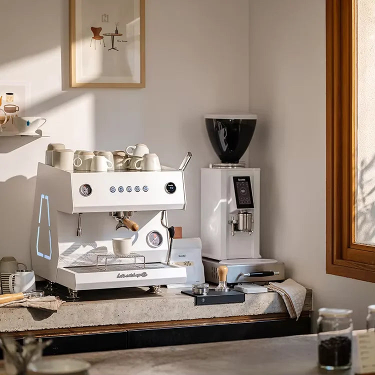 Coffee Machine CRM3211A Italian Double Head Three in One Commercial Household Professional Semi-Automatic Coffee Maker