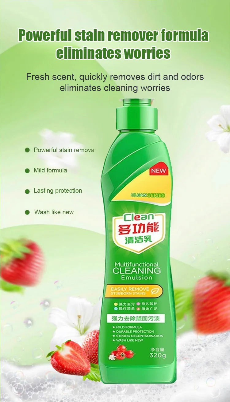 Kitchen MultiPurpose Cleaning Milk Lasting Powerful Scale Remover Cooking Utensils Pot Bottom Cleaner Heavy Oil Stain Remover