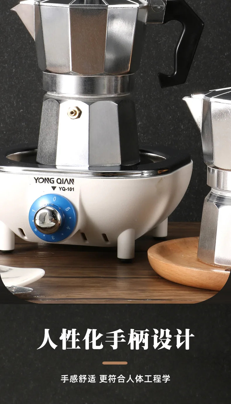 Coffee Maker Machine Aluminum Mocha Pot Mocha Coffee Pot Octagonal Aluminum Pot Span