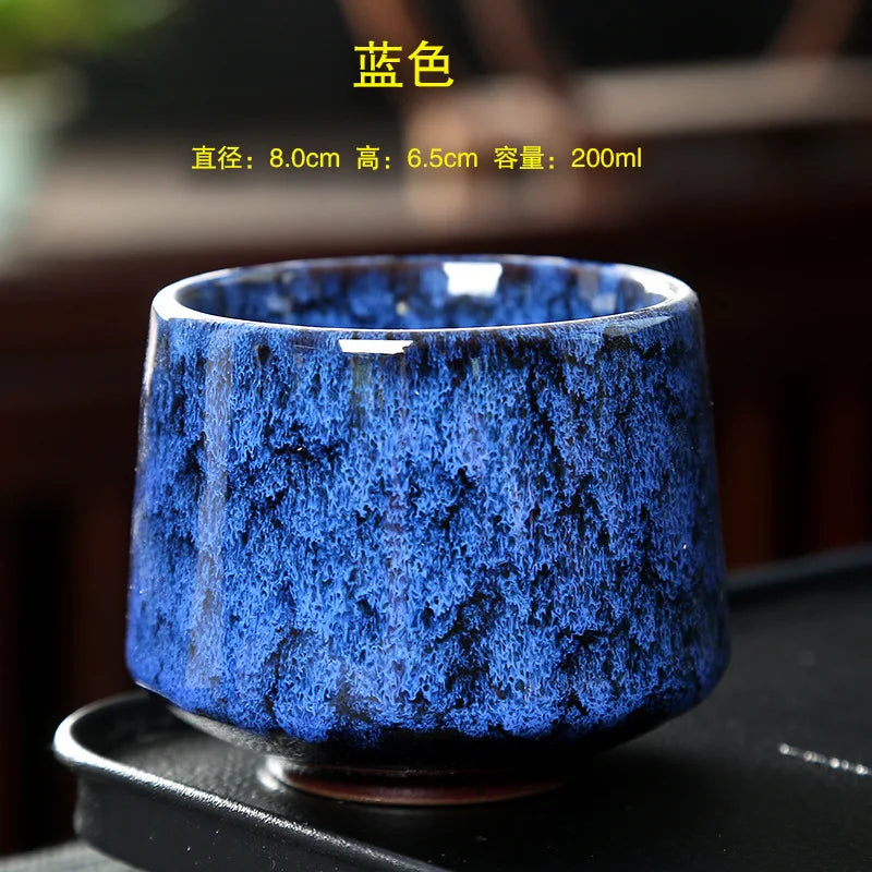 Ceramic Cup Vintage Coarse Pottery Coffee Cup Household drinking single cup cooking tea cups around the stove