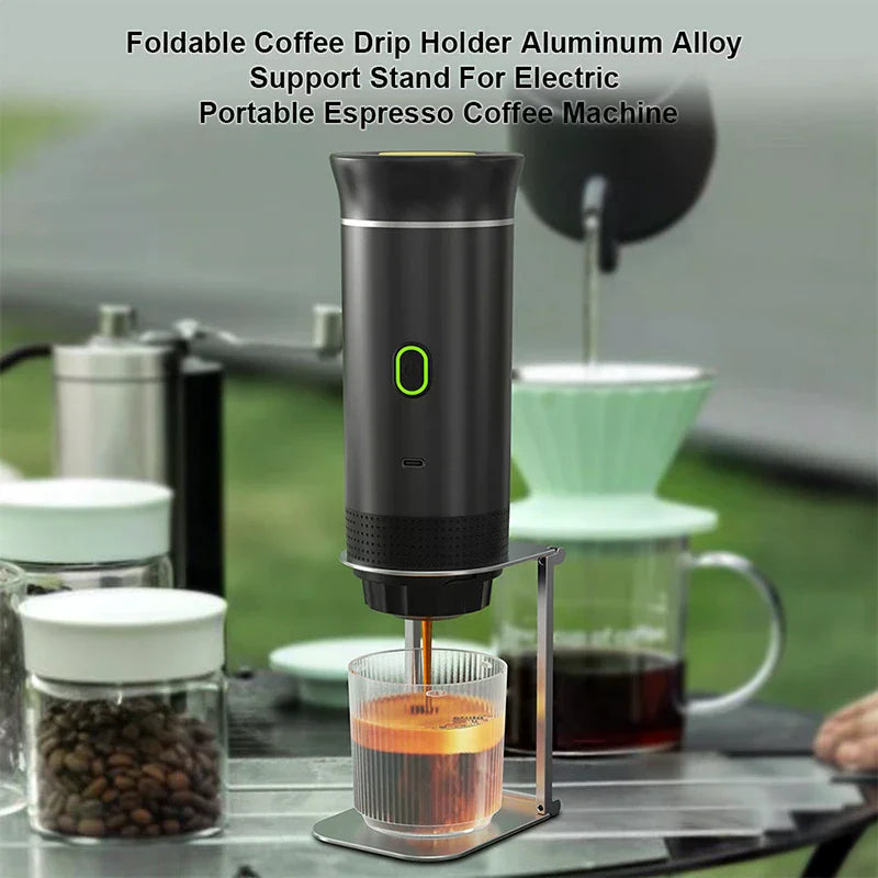 Coffee Maker Stand, Portable & Foldable Espresso Machine Stand, Office Coffee Stand With Base